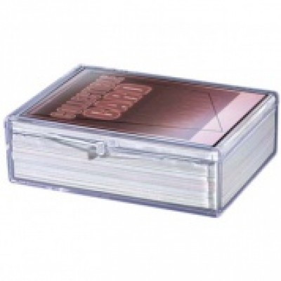 UP Hinged  Clear Box - 50 Cards