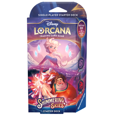 Disney Lorcana Shimmering Skies Starter Deck - Amethyst & Ruby