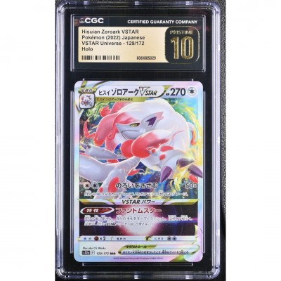 CGC Pristine 10 Pokémon Japanse VSTAR Universe #129 Zoroark VSTAR