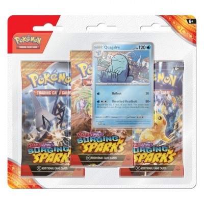 Pokémon 3-Pack Blister Surging Sparks - Quagsire