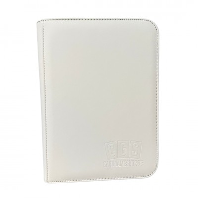 CGS Custom Brand 4-Pocket Zipped Premium Binder - Wit