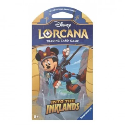 Disney Lorcana Sleeved Booster - Into the Inklands 