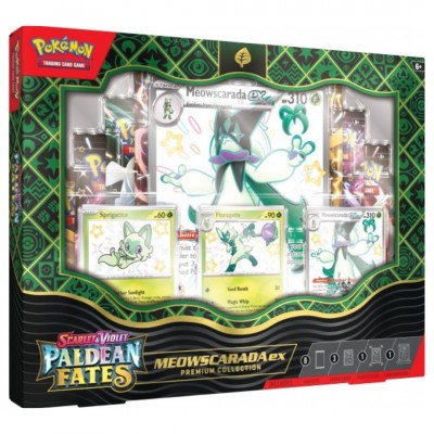 Pokémon Premium Collection SV Paldean Fates - Shiny Meowscarada EX