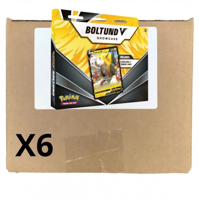 Pokémon Showcase X6 [SEALED CASE] Boltund V