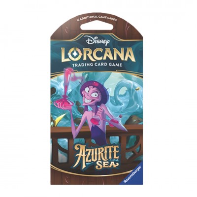 Disney Lorcana Sleeved Booster - Azurite Sea