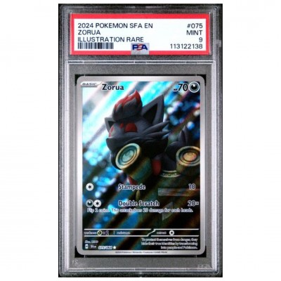 PSA 9 Pokémon SFA-EN #075 Zorua Illustration Rare 