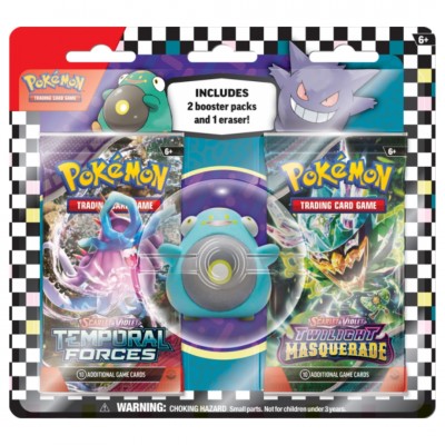 Pokémon 2-Pack Blister Eraser Summer 2024 - Bellibolt