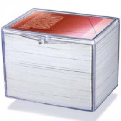 UP Hinged  Clear Box - 150 Cards