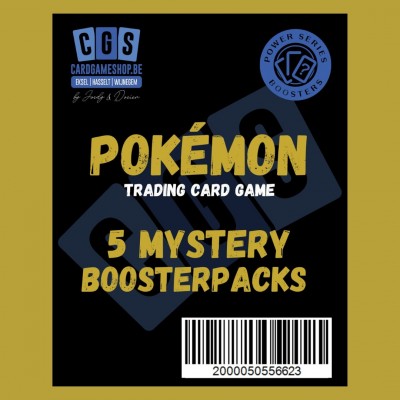 Pokémon Gold Mysterybag - 5 Engelse Boosterpacks