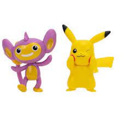 Battle Figure - Aipom + Pikachu 