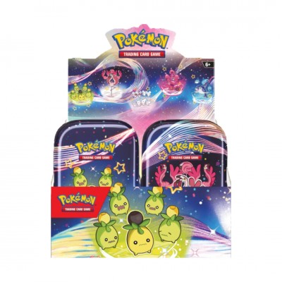 Pokémon Mini Tin Sealed Display (10) Scarlet & Violet - Paldean Fates 