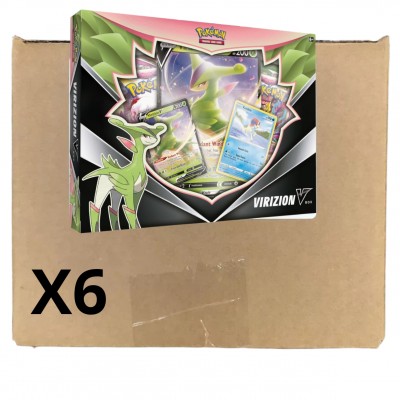 Pokémon V Box X6 [SEALED CASE] Virizion V