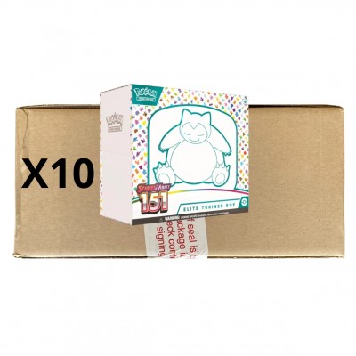 Pokémon Elite Trainer Box X10 [SEALED CASE] Scarlet & Violet - 151