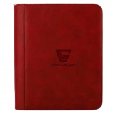 Gemloader Premium 3''X4'' toploader fit collector's binder [112 pockets] Rood