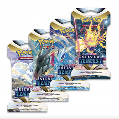 Silver Tempest Sleeved Boosterpack