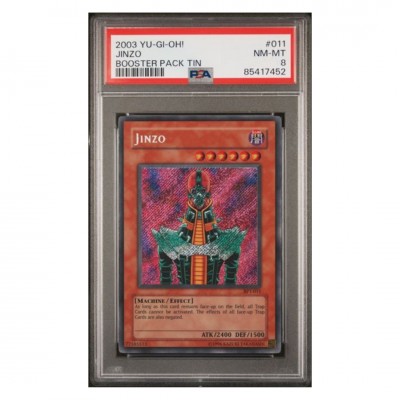 PSA 8 Jinzo #011 Booster Pack Tin 2003