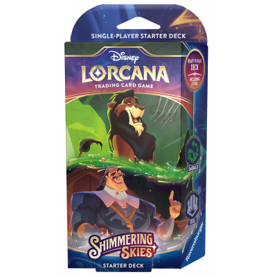 Disney Lorcana Shimmering Skies Starter Deck - Emerald & Steel