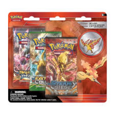 3-Pack Blister Collectors Pin - Moltres