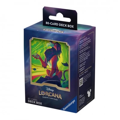 Disney Lorcana Deckbox Azurite Sea - Scar