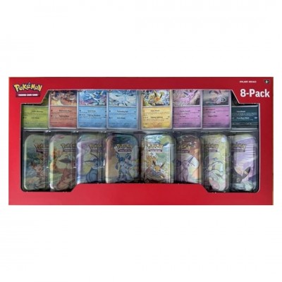 Pokémon Costco Exclusive 8-Pack Tin Bundle - Prismatic Evolutions
