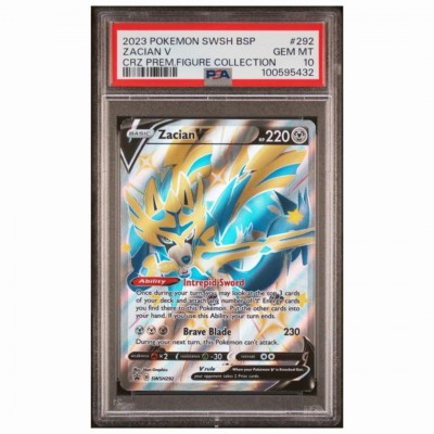 PSA 10 Zacian V #292 Premium Figure Collection