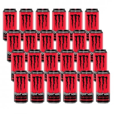 Monster Energy - Rehab  Strawberry (24x473ml)