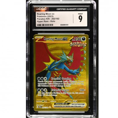CGC 9 Pokémon Paradox Rift #162 Roaring Moon ex Hyper rare