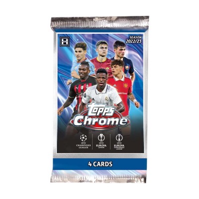 Topps UEFA Club Competitions Chrome Hobby Pack 2022/23