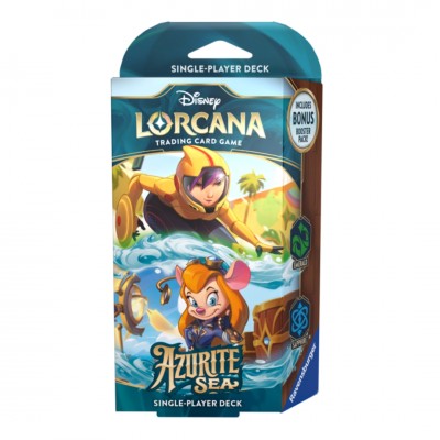 Disney Lorcana Starter Deck Azurite Sea - Go go Tamago & Gadget Hackwrench