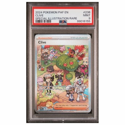 PSA 9 Clive Special Illustration Rare #236 Paldean Fates 