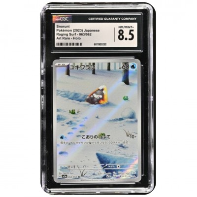 CGC 8.5 Pokémon Japanse Raging Surf #063 Snorunt Art Rare 