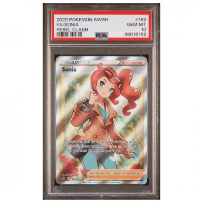 PSA 10 Sonia Full Art #192 Rebel Clash 