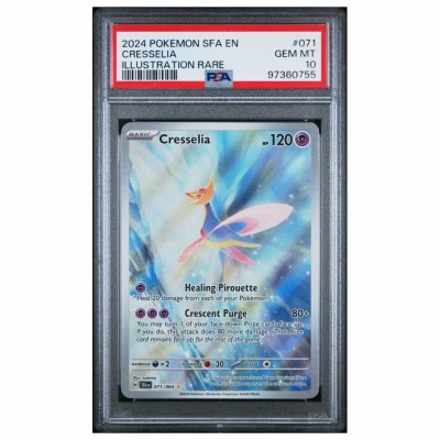 PSA 10 Cresselia Illustration Rare #071 Shrouded Fable 