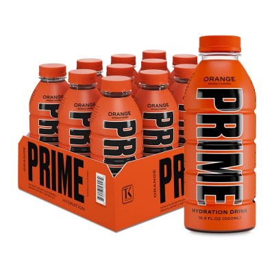 Prime Hydration Orange (12x500ml) - KORTE HOUDBAARHEID!