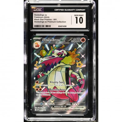 CGC 10 Pokémon Promo #SVP081 Skeledirge ex 