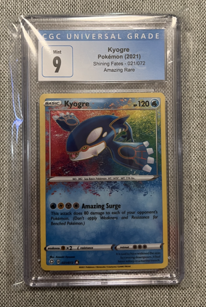 Kyogre 021/072A - CGC9