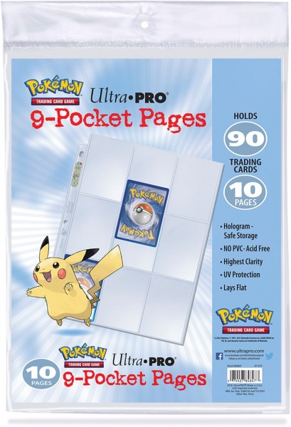 9-Pocket Pages - 10 stuks