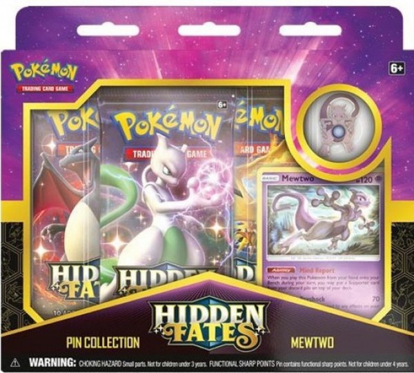 Hidden Fates Pin Collection - Mewtwo