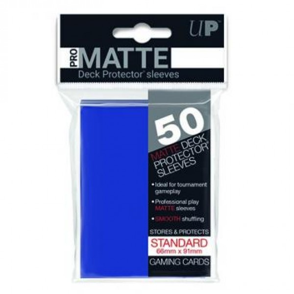 Ultra Pro Sleeves Mat Blauw