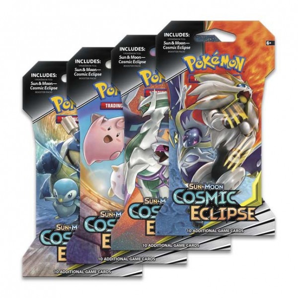 Sun & Moon Cosmic Eclipse Sleeved Booster Pack