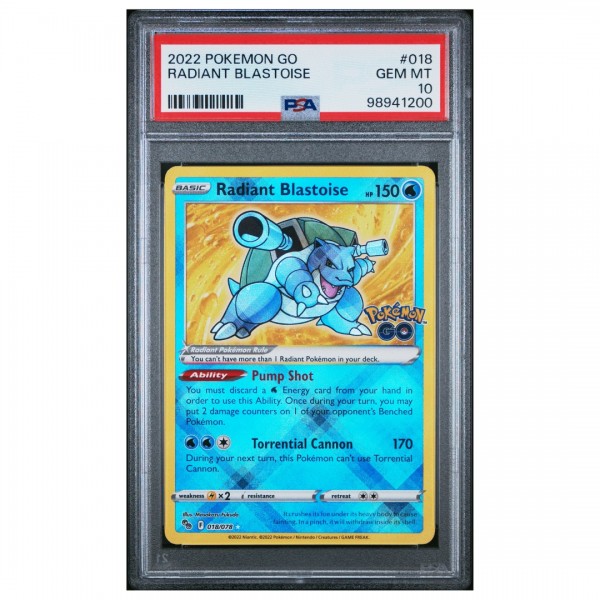 PSA Graded 10 Pokemon Radiant store Blastoise