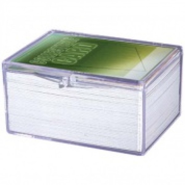 UP Hinged  Clear Box - 100 Cards