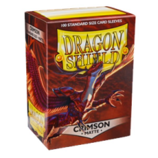Dragon Shield Sleeves - Matte Crimson