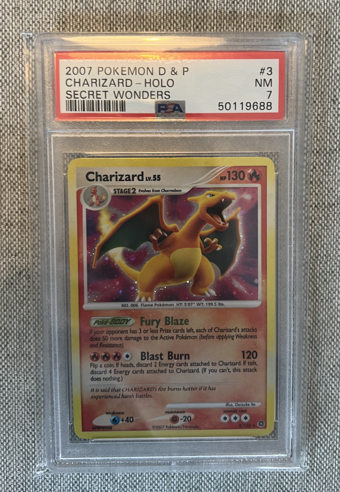 Charizard Holo 3/132 - PSA7