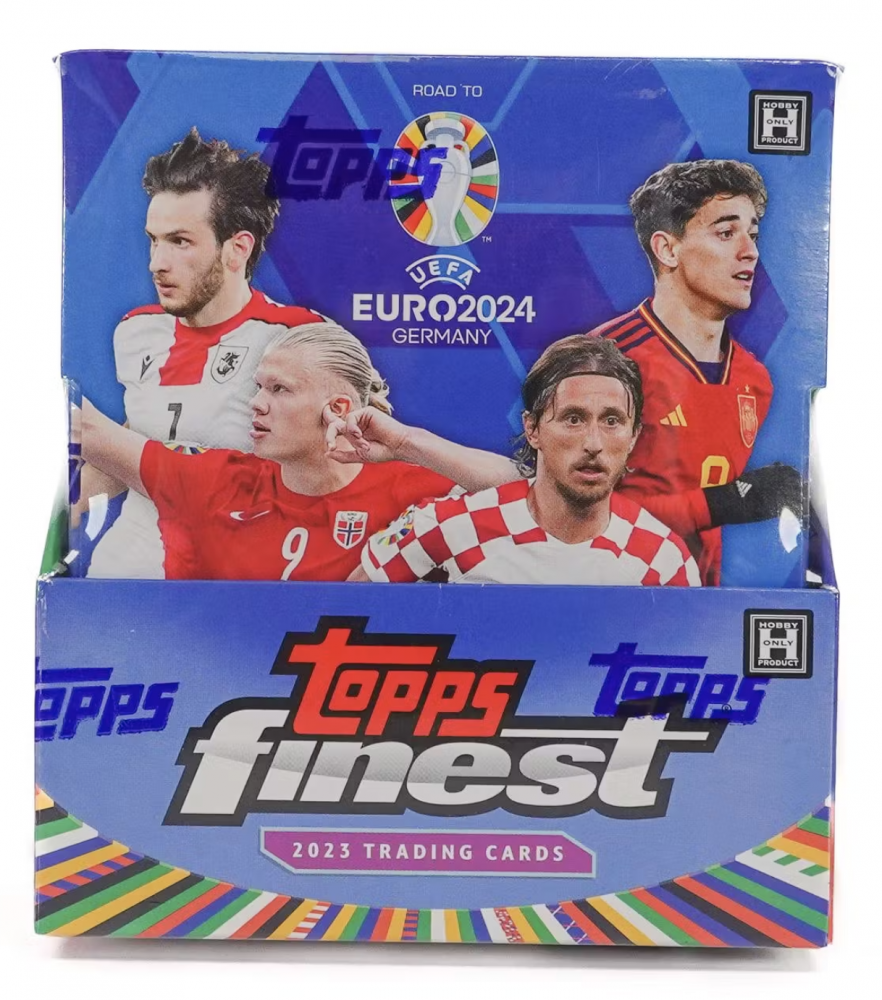 Topps Finest Road to UEFA Euro 2024 Soccer Hobby Master Box