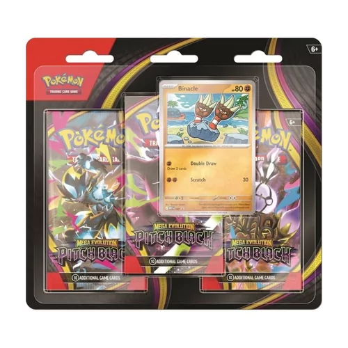 Pokémon 3-Pack Blister ME05 Pitch Black - Binacle 