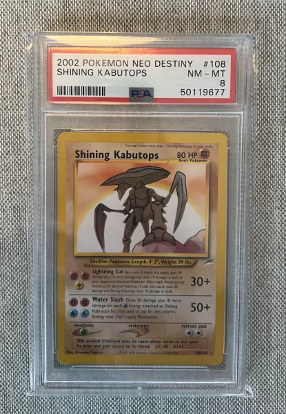 Shining Kabutops 108/105 - PSA8 | Cardgameshop