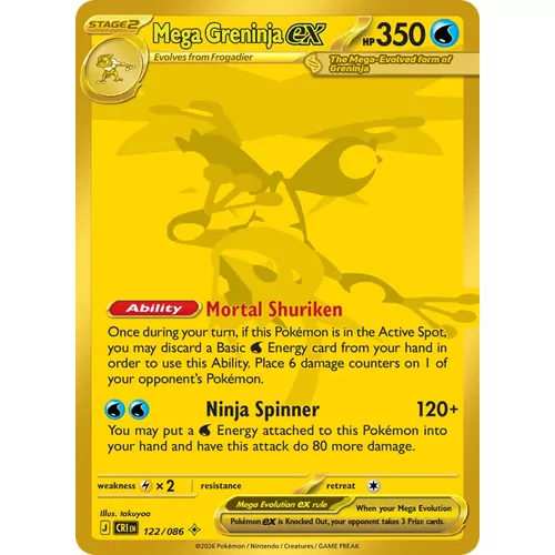 Mega Greninja ex (me04-122)