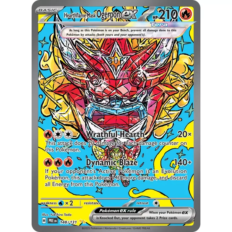 Hearthflame Mask Ogerpon ex (sv08.5-148)
