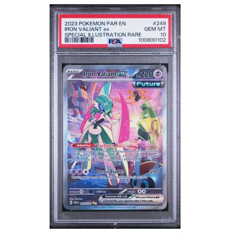 PSA 10 Pokémon PAR-EN #248 Iron Valliant ex Illustration Rare